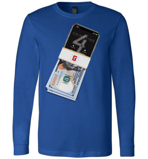 Money Phone Long Sleeve Tees